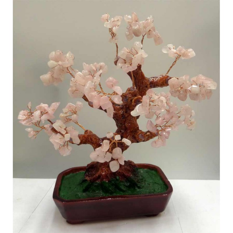 Дерево счастья розовый кварц-2